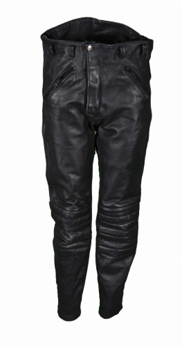 Przejdź do produktu MĘSKIE SPODNIE MOTOCYKLOWE SKÓRZANE SKÓRA CHOPPER 52 S