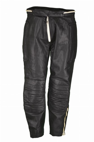 Przejdź do produktu DAMSKIE SPODNIE MOTOCYKLOWE SKÓRZANE SKÓRA CHOPPER 44 XXL