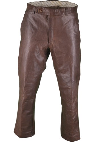 Przejdź do produktu MĘSKIE SPODNIE MOTOCYKLOWE SKÓRZANE SKÓRA CHOPPER M L
