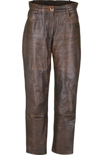 Przejdź do produktu DAMSKIE SPODNIE MOTOCYKLOWE SKÓRZANE SKÓRA CHOPPER L 40