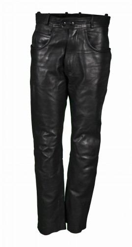 Przejdź do produktu EUROX MĘSKIE SPODNIE MOTOCYKLOWE SKÓRZANE SKÓRA CHOPPER 50 S