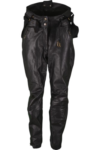Przejdź do produktu POLO DAMSKIE SPODNIE MOTOCYKLOWE SKÓRZANE SKÓRA CHOPPER 36 S