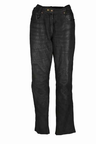 Przejdź do produktu POLO DAMSKIE SPODNIE MOTOCYKLOWE SKÓRZANE SKÓRA CHOPPER 42 L XL