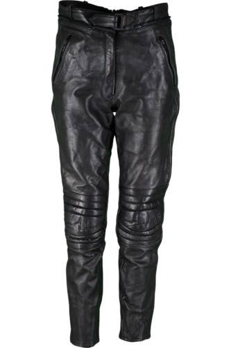 Przejdź do produktu DAMSKIE SPODNIE MOTOCYKLOWE SKÓRZANE SKÓRA PROTEKTORY CHOPPER 42 S M