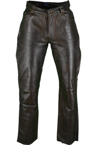 Przejdź do produktu J.F.G. MĘSKIE SPODNIE MOTOCYKLOWE SKÓRZANE SKÓRA CHOPPER 98 S