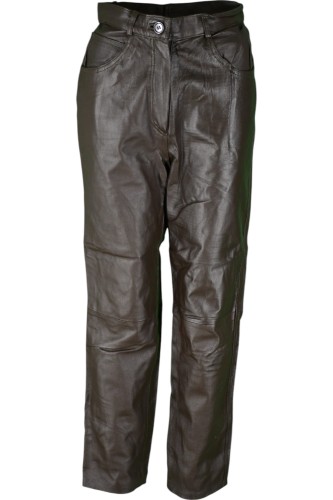 Przejdź do produktu DAMSKIE SPODNIE MOTOCYKLOWE SKÓRZANE SKÓRA CHOPPER 38 S M