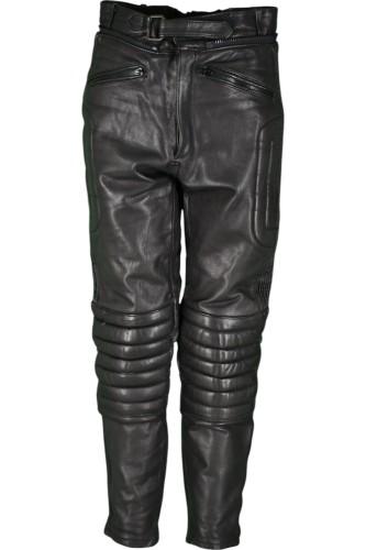 Przejdź do produktu MĘSKIE SPODNIE MOTOCYKLOWE SKÓRZANE SKÓRA CHOPPER PROTEKTORY 48 S