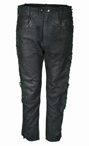 Przejdź do produktu TSCHUL MĘSKIE SPODNIE MOTOCYKLOWE SKÓRZANE SKÓRA CHOPPER 31 S