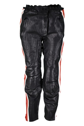 Przejdź do produktu DAMSKIE SPODNIE MOTOCYKLOWE SKÓRZANE SKÓRA CHOPPER 42 S
