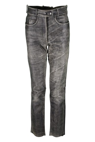 Przejdź do produktu DAMSKIE SPODNIE MOTOCYKLOWE SKÓRZANE SKÓRA CHOPPER 40 M L