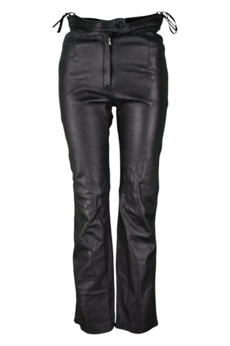Przejdź do produktu DAMSKIE SPODNIE MOTOCYKLOWE SKÓRZANE SKÓRA CHOPPER 36 S XS