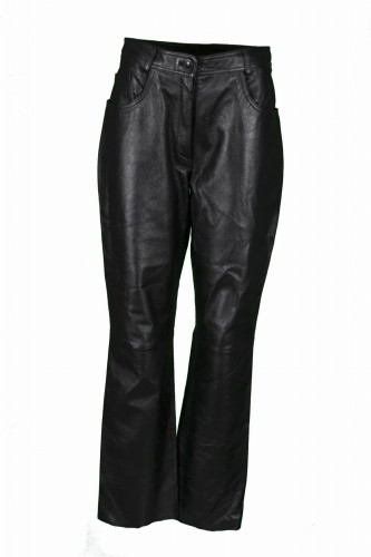 Przejdź do produktu DAMSKIE SPODNIE MOTOCYKLOWE SKÓRZANE SKÓRA CHOPPER 40 M L