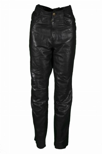 Przejdź do produktu LINUS MĘSKIE SPODNIE MOTOCYKLOWE SKÓRZANE SKÓRA CHOPPER 33 S