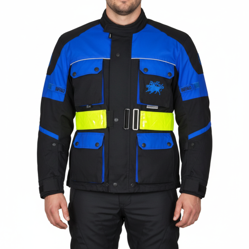 Przejdź do produktu BUFFALO MĘSKA KURTKA MOTOCYKLOWA TEKSTYLNA NA QUADA ODBLASKI M