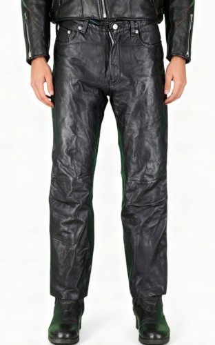 Przejdź do produktu Męskie spodnie motocyklowe skórzane J.F.G. proste klasyczne chopper 46 S