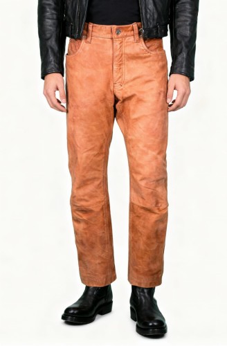 Przejdź do produktu Spodnie Spodnie motocyklowe skórzane męskie JOHN DEVIN chopper skóra S 33