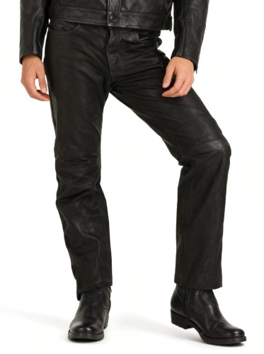 Przejdź do produktu Spodnie motocyklowe skórzane Tom Tailor skóra chopper proste klasyczne 29 S