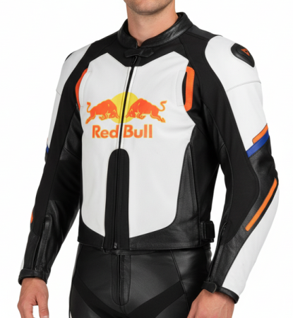 kurtka motocyklowa Red Bull skórzana protektory męska XXL/XL