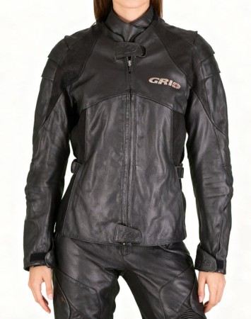 kurtka motocyklowa Grid skórzana protektory damska L/XL