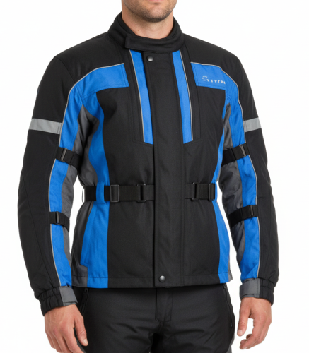 Przejdź do produktu Kurtka motocyklowa Levior tekstylna męska protektory S