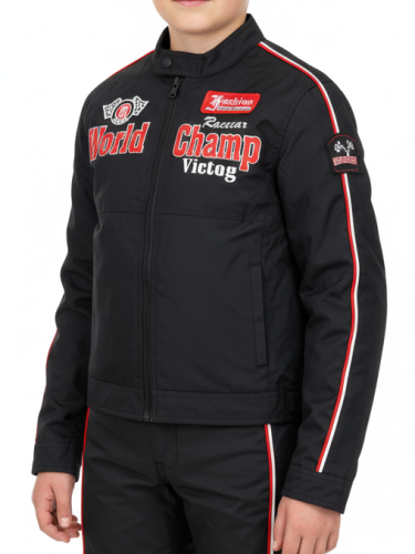 Przejdź do produktu Kurtka wyścigowa rajdowa Race Car tekstylna dziecięca L