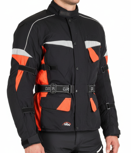 Przejdź do produktu Kurtka motocyklowa Orina tekstylna męska protektory S