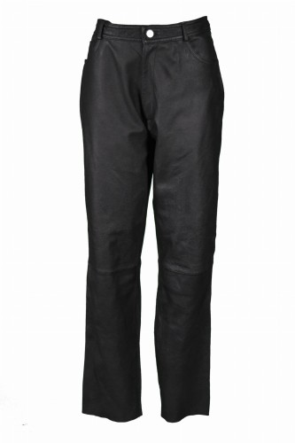Przejdź do produktu JCC MĘSKIE SPODNIE MOTOCYKLOWE SKÓRZANE SKÓRA CHOPPER 48 S M