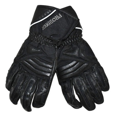 rękawice motocyklowe Probiker skórzano tekstylne damskie XXS