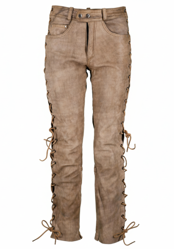 Przejdź do produktu Spodnie motocyklowe Leather Wonders skórzane męskie 29 S