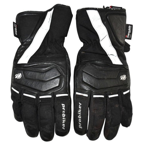 Przejdź do produktu Rękawice motocyklowe Probiker Thinsulate skórzano tekstylne męskie L 9