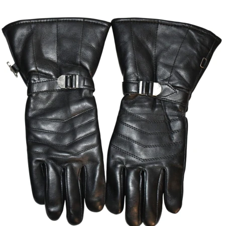 rękawice motocyklowe vintage skórzane męskie 8