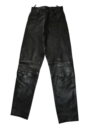 spodnie motocyklowe skórzane proste damskie 26 XS
