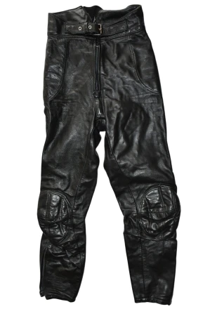 spodnie motocyklowe skórzane damskie XS