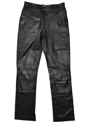 spodnie motocyklowe skórzane damskie XS