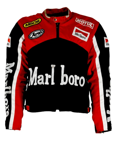 Przejdź do produktu Kurtka skórzano tekstylna Marlboro męska 3XL