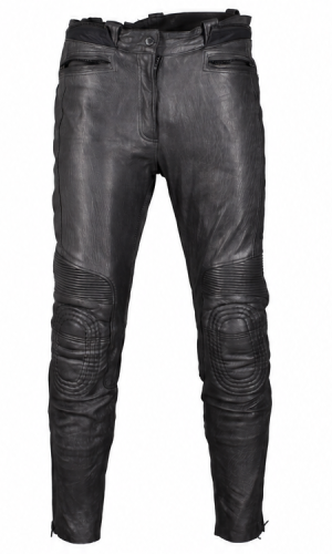 Przejdź do produktu Spodnie motocyklowe skórzane Cafe Racer damskie L XL