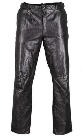 męskie spodnie motocyklowe skórzane H&amp;M ze skóry naturalnej rozmiar 52 L