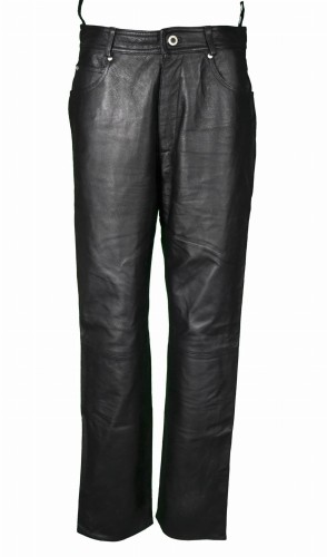 Przejdź do produktu JCC MĘSKIE SPODNIE MOTOCYKLOWE SKÓRZANE SKÓRA CHOPPER 46 S M