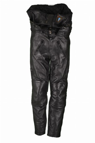 Przejdź do produktu MĘSKIE SPODNIE MOTOCYKLOWE SKÓRZANE SKÓRA CHOPPER 48 S
