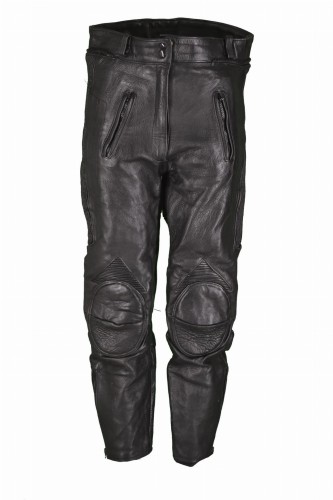 Przejdź do produktu DAMSKIE SPODNIE MOTOCYKLOWE SKÓRZANE SKÓRA PROTEKTORY XXL XL