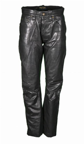 Przejdź do produktu PANTERA SPODNIE MOTOCYKLOWE SKÓRZANE SKÓRA CHOPPER 28 S