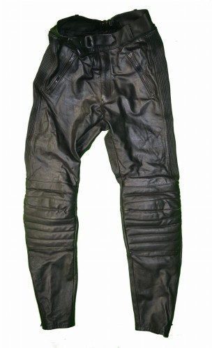 Przejdź do produktu SPODNIE MOTOCYKLOWE SKÓRZANE SKÓRA CHOPPER 48 S M