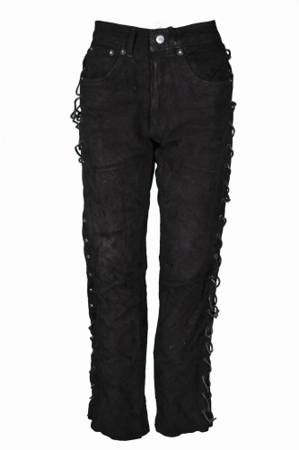 Przejdź do produktu MĘSKIE SPODNIE MOTOCYKLOWE SKÓRZANE SKÓRA CHOPPER 32 S