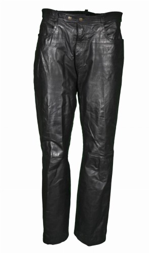 Przejdź do produktu MĘSKIE SPODNIE MOTOCYKLOWE SKÓRZANE SKÓRA CHOPPER S M
