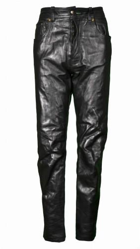 Przejdź do produktu MĘSKIE SPODNIE MOTOCYKLOWE SKÓRZANE SKÓRA CHOPPER 33 S M