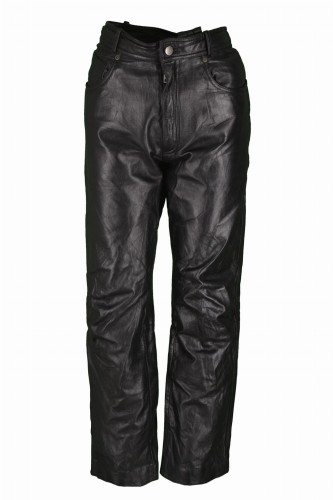 Przejdź do produktu RABERG MĘSKIE SPODNIE MOTOCYKLOWE SKÓRZANE SKÓRA CHOPPER 35 S M