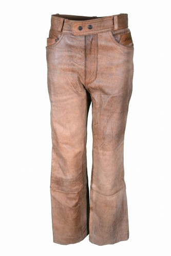 Przejdź do produktu SCHUH SPODNIE MOTOCYKLOWE SKÓRZANE SKÓRA CHOPPER 48 S M