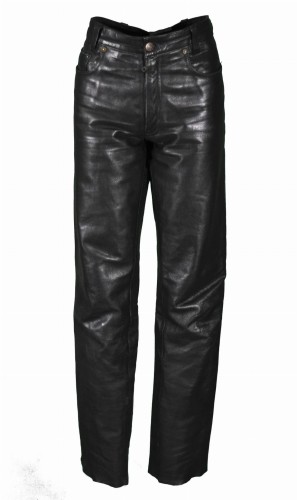 Przejdź do produktu MESKIE SPODNIE MOTOCYKLOWE SKÓRZANE SKÓRA CHOPPER 50 S M