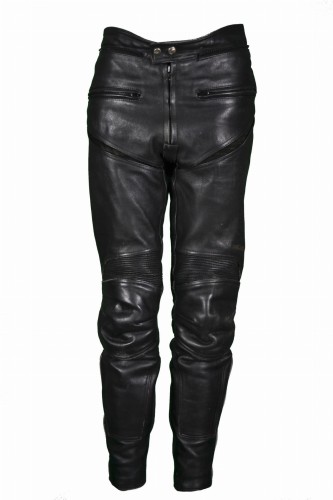 Przejdź do produktu CAFE RACER MĘSKIE SPODNIE MOTOCYKLOWE SKÓRZANE SKÓRA PROTEKTORY 48 S M