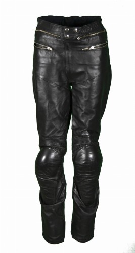 Przejdź do produktu MĘSKIE SPODNIE MOTOCYKLOWE SKÓRZANE SKÓRA CHOPPER 38 S
